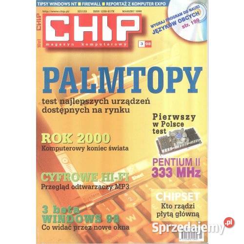 Magazyn CHIP 31998 magazyn komputerowy Palmtopy