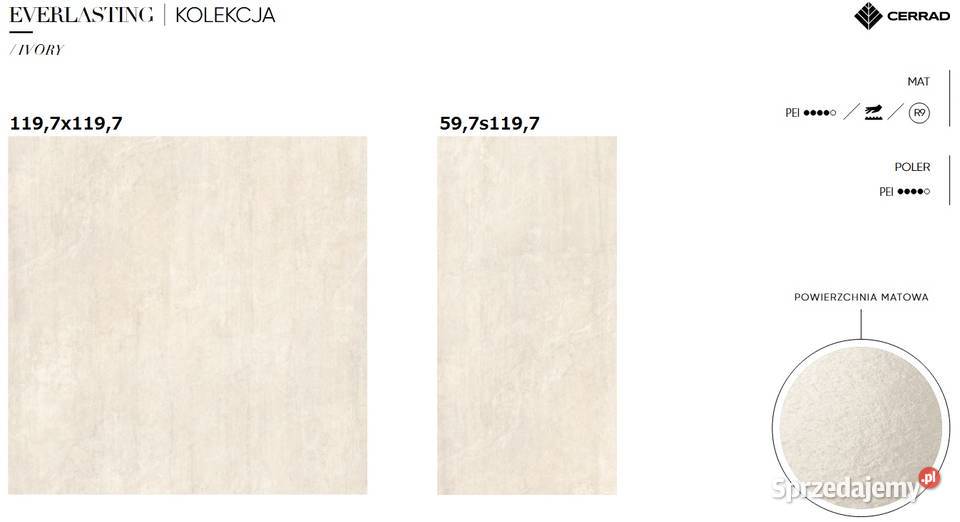 gres 60x120 120x120 everlasting ivory matowy Gorzów Wielkopolski
