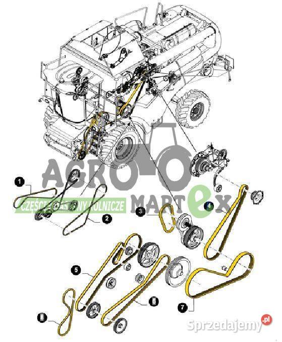 84993120 PAS MŁOCARNIA L4430 CNH New Holland dolnośląskie