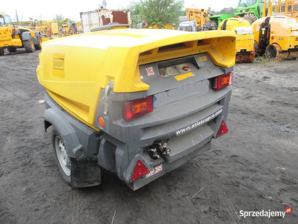 Sprężarka śrubowa kompresor Atlas Copco XAS87KD nie Pleszew