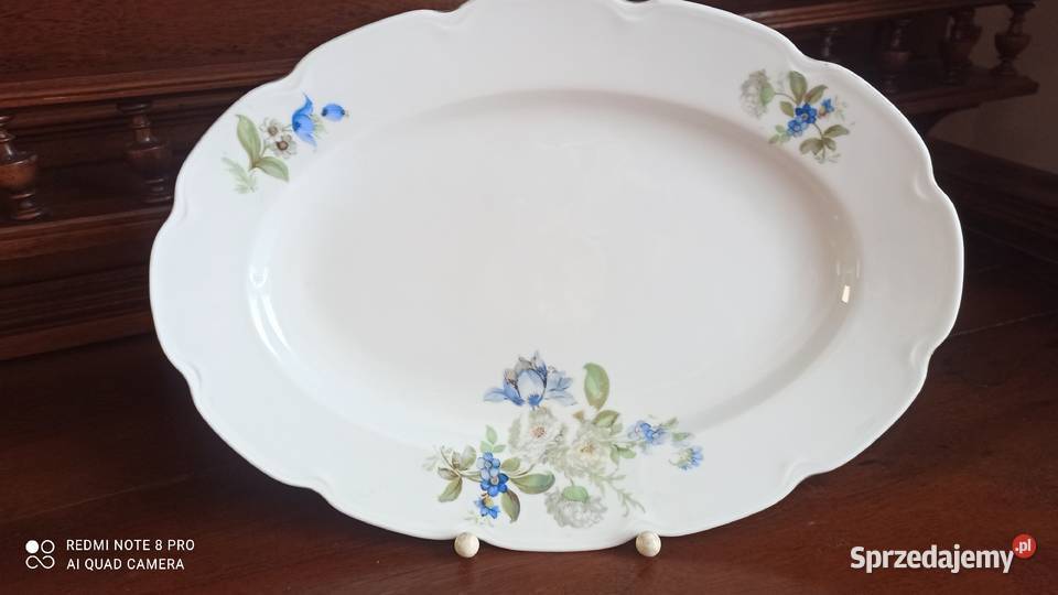Półmisek KPM Germany Kwiaty Syg lat 19041927 C Gdańsk