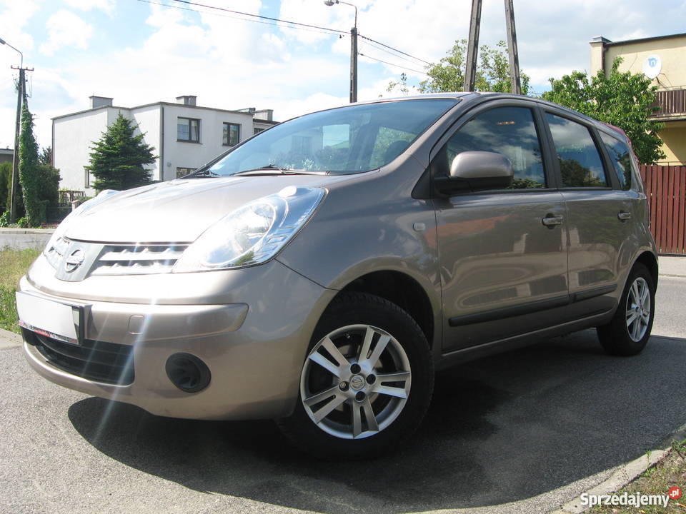 Nissan Note Bogata Wersja Serwis w ASO Nissan 69000km Toruń