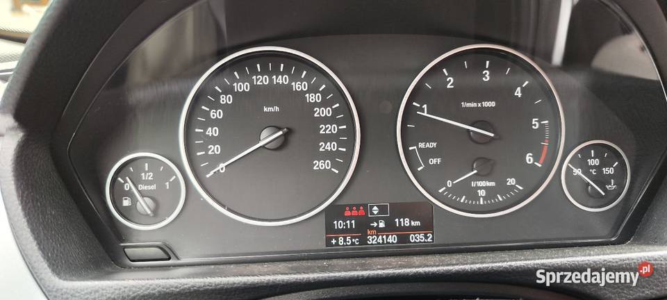 BMW f30 Manual 2xPDCAlufelgi 19 Czerwone skóry bluetooth lubelskie