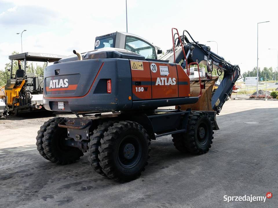 ATLAS 150W koparka kołowa klima kamera 18 ton Rok produkcji 2013 Maszyny budowlane