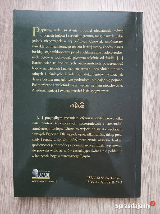 Bogowie Egiptu Claude Traunecker Rok wydania 2007 małopolskie Kraków sprzedam