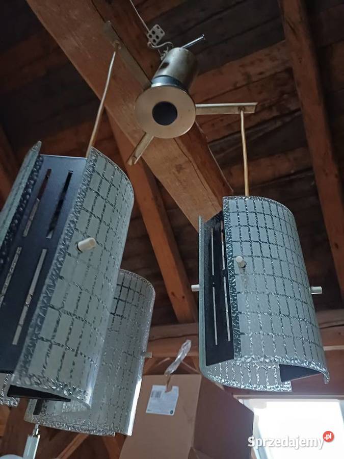 Retro lampa wisząca Napako z 1972 roku Kaskada Lubań sprzedam