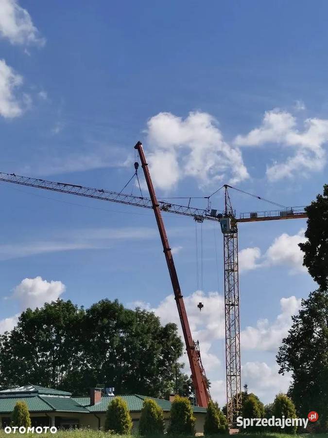 Żuraw wieżowy górnoobrotowy Potain MD 125 nie Ligota Piękna sprzedam