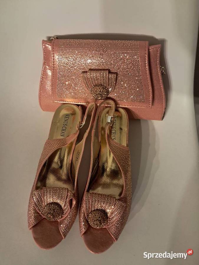 nowy zestaw buty na obcasie torebka kolor Moda i Styl Sandomierz sprzedam