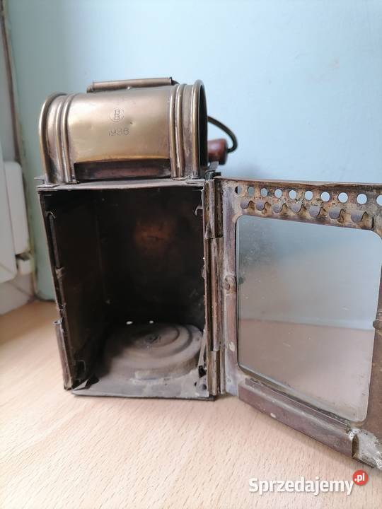 Niemiecka wojskowa lampa karbidowa z lat 30 tych Kraków