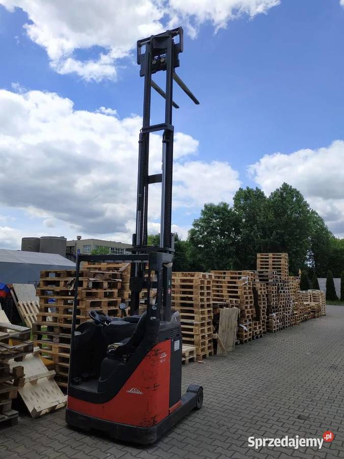 Elektryczny wózek widłowy LINDE R14 52m 14t Świdnica