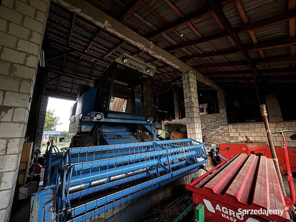 Bizon Rekord Z058 gotowy do żniw mazowieckie Przydworzyce