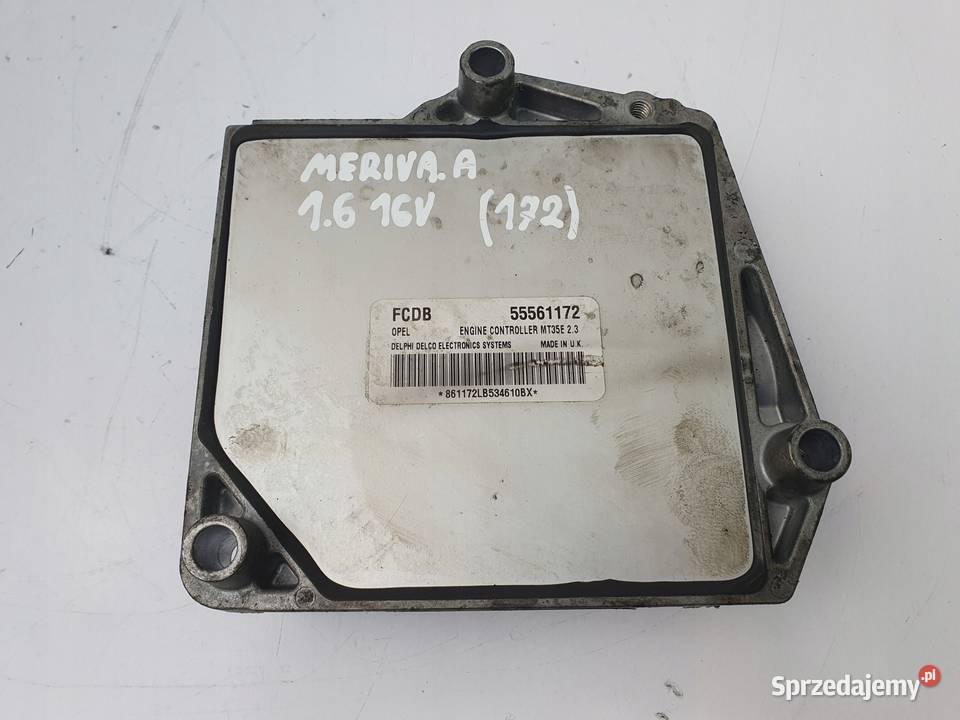 STEROWNIK SILNIKA Opel Meriva A 16 16V komputer lubelskie Chełm