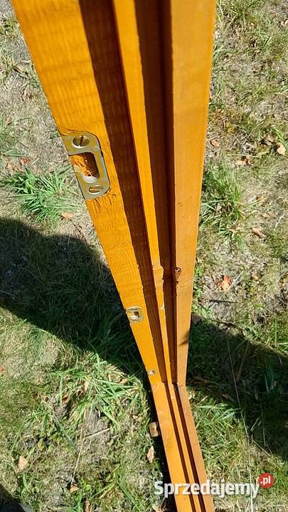 DRZWIOKNA balkonowe drewniane świerkowe 88x220 2 sprzedam