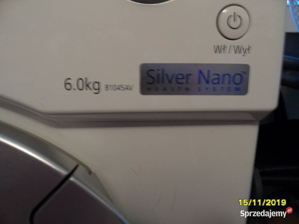 Pralka SAMSUNG B1045AV SILVERNANO w całości na wolnostojące Sandomierz