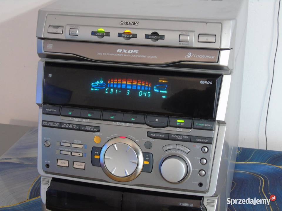 Wieża Sony HCDRXD5 RDS CD AUX 130 wat WYSYŁKA Jasło sprzedam