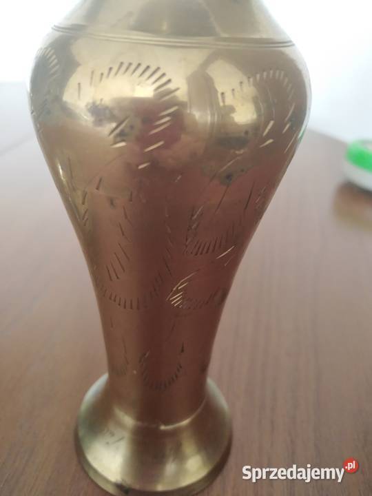 Wazonik Mosiądz 1990 Rozmiar 196 Wałbrzych