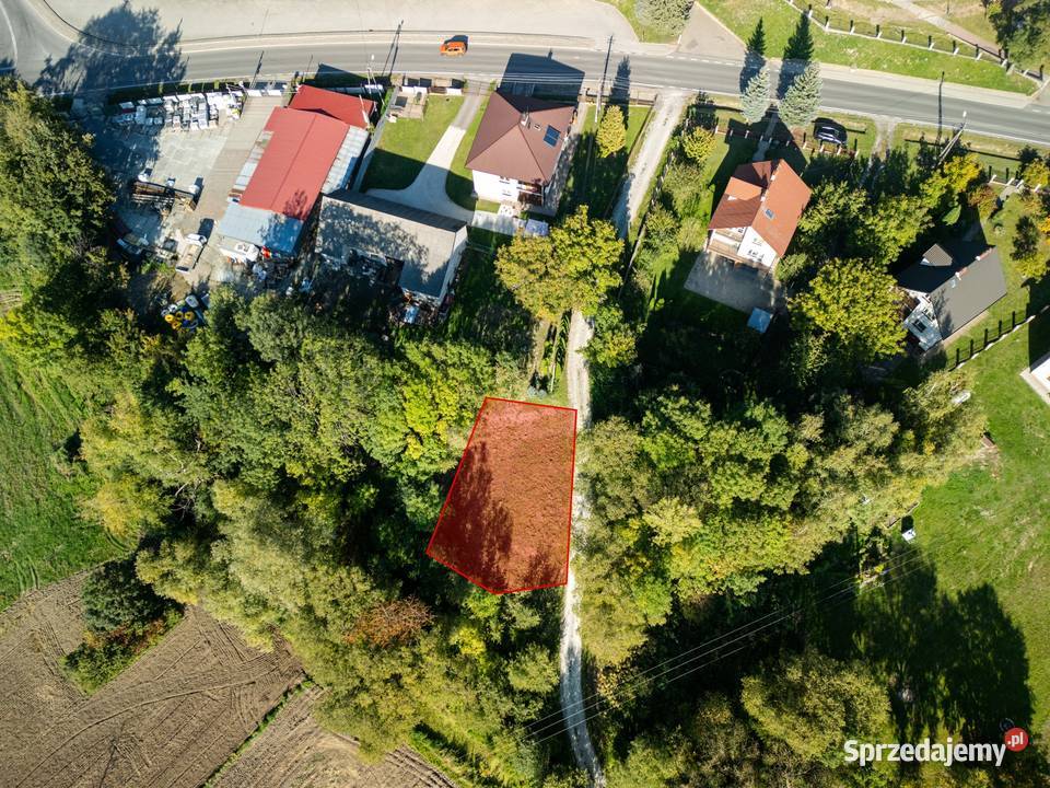 Rokietnica 15 min Przemyśla działka 556 ar z utwardzona