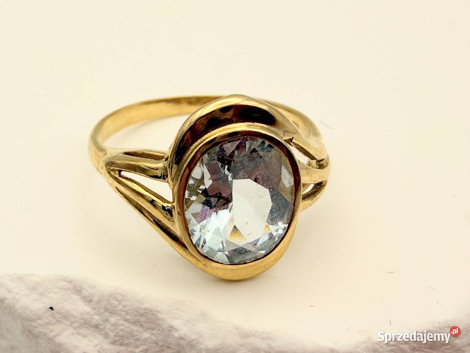 Lodowoniebieskie Marzenie Koktajlowy Pierścionek Szczecin