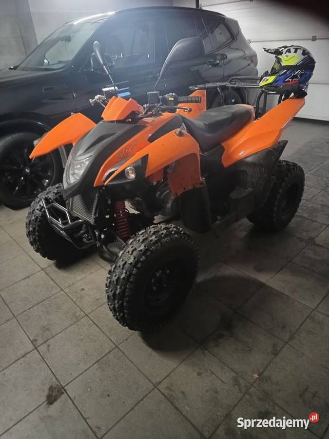 quad 300 zarejestrowany pług wyciagarka stan akryl Motocykle, skutery, quady Bełchatów