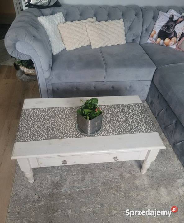 Ława stolik glamour z szufladą Legnica