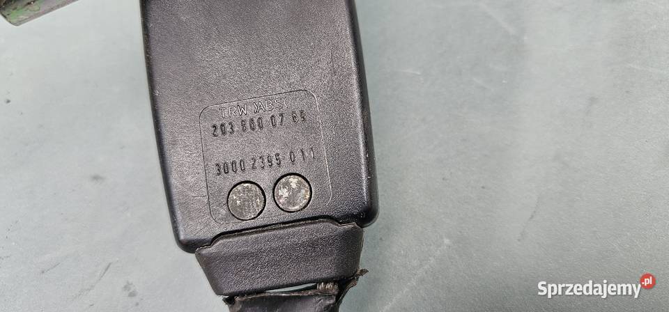 Zapinka pasa tył mercedes w203 2038600769 Pozostałe Zbąszyń sprzedam