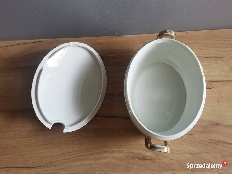 Stara przedwojenna unikatowa waza porcelana Art Porcelana i szkło Katowice