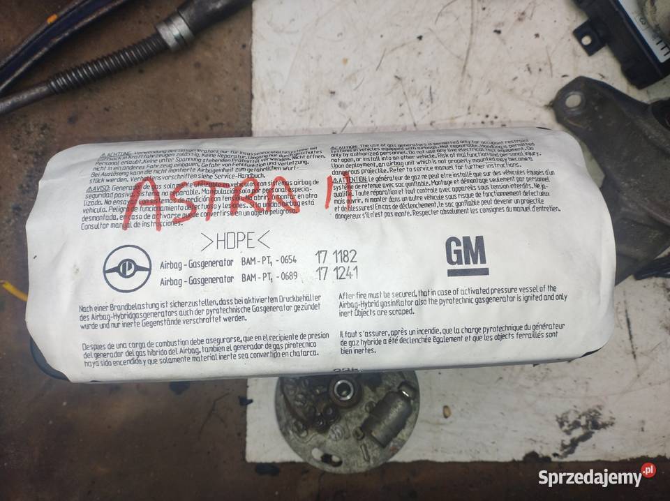 OPEL ASTRA II G poduszka powietrzna pasażera osobowe Kielce