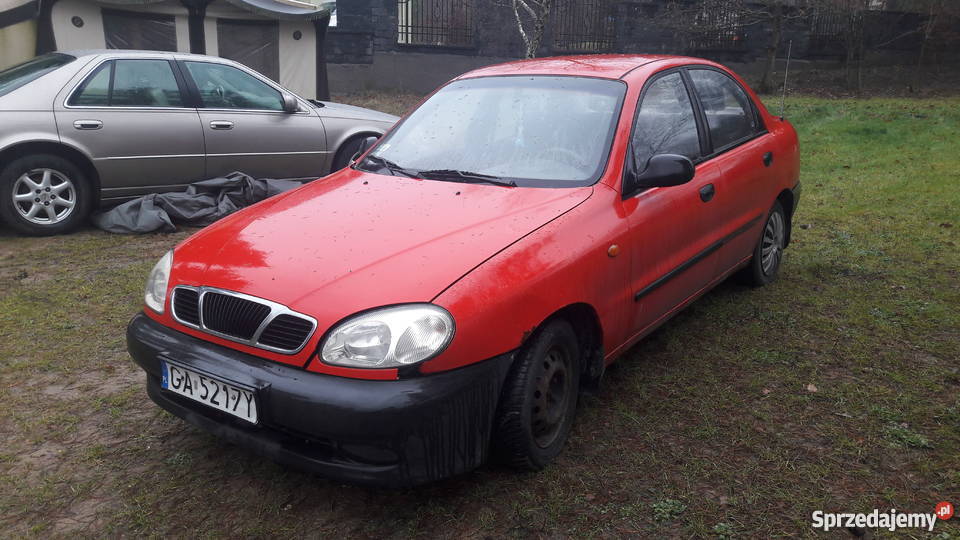 Daewoo Lanos 15 16v GAZ 2002r nieuszkodzony Kielno