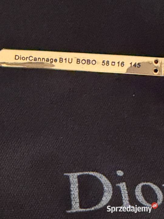 Okulary przeciwsłoneczne Dior Cannage B1U BOBO Filtr UV-400 kat. 3  Lublin sprzedam