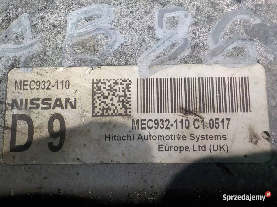 QASHQAI I J10 LIFT 16 B 10r 5D sterownik osobowe Suków