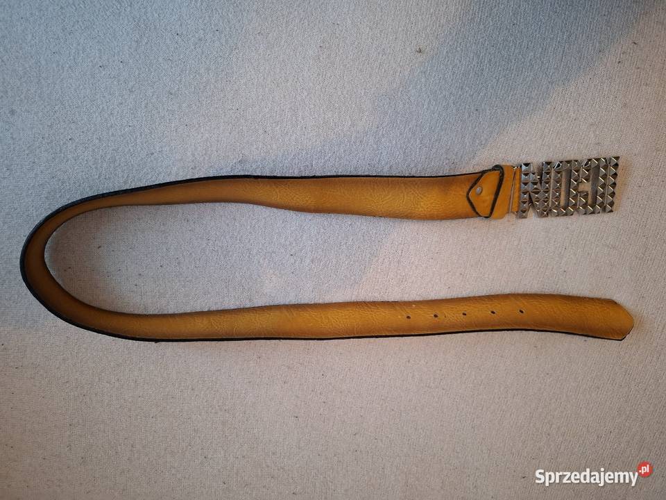 Pasek Damski Skórzany Do Spodni 4 Brązowy Klamra Łomża