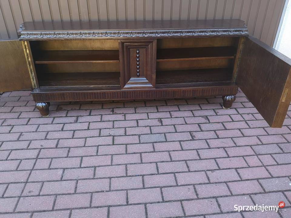 Komoda Niska RTV 193 Dębowa Solidna Zgrabna