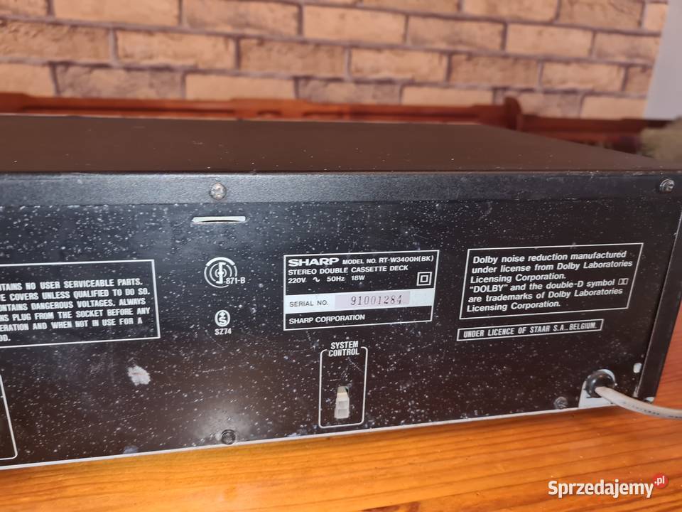 magnetofon sharp rtw3400 łódzkie Helenków sprzedam