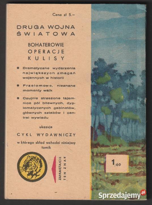 ŻÓŁTY TYGRYS UWAGA ZEFIRNADAJĘ 1969 Łódź