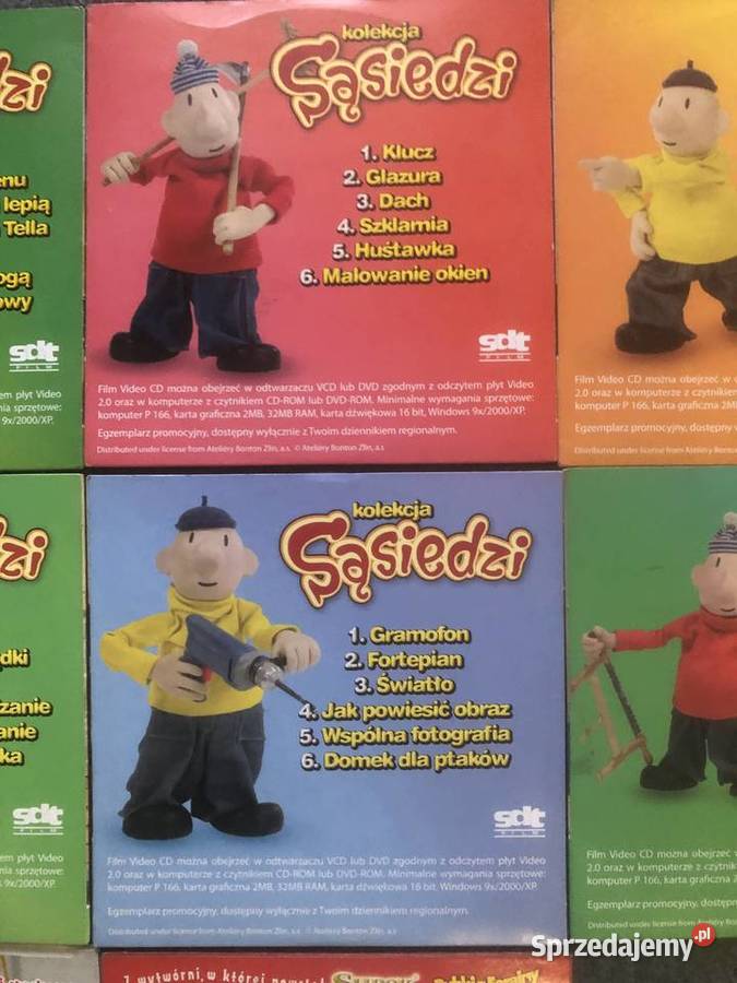 Sąsiedzi kolekcja bajek na VCD Pozostałe Jaworzno