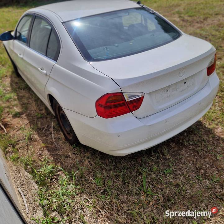 BMW E90 wszystkie części sedan Alpinweiss Samochody na części Bolesławiec