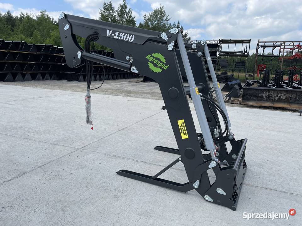 ŁADOWACZ CZOŁOWY AGROSPED V 1500 URSUS ZETOR MTZ Ładowacze czołowe Tarnowskie Góry