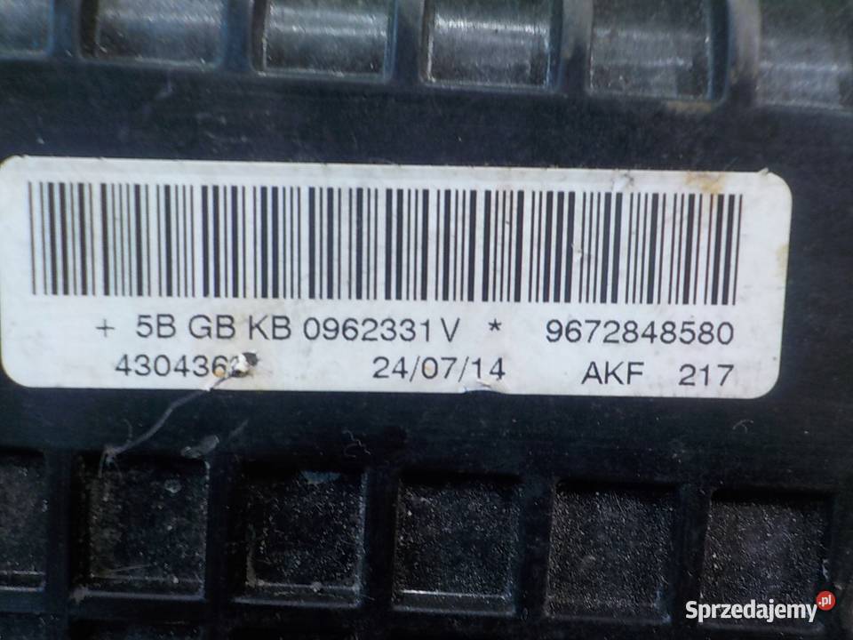 PEUGEOT 2008 I 16 EHDI 15r 5D AIRBAG poduszka Poduszki powietrzne Suków