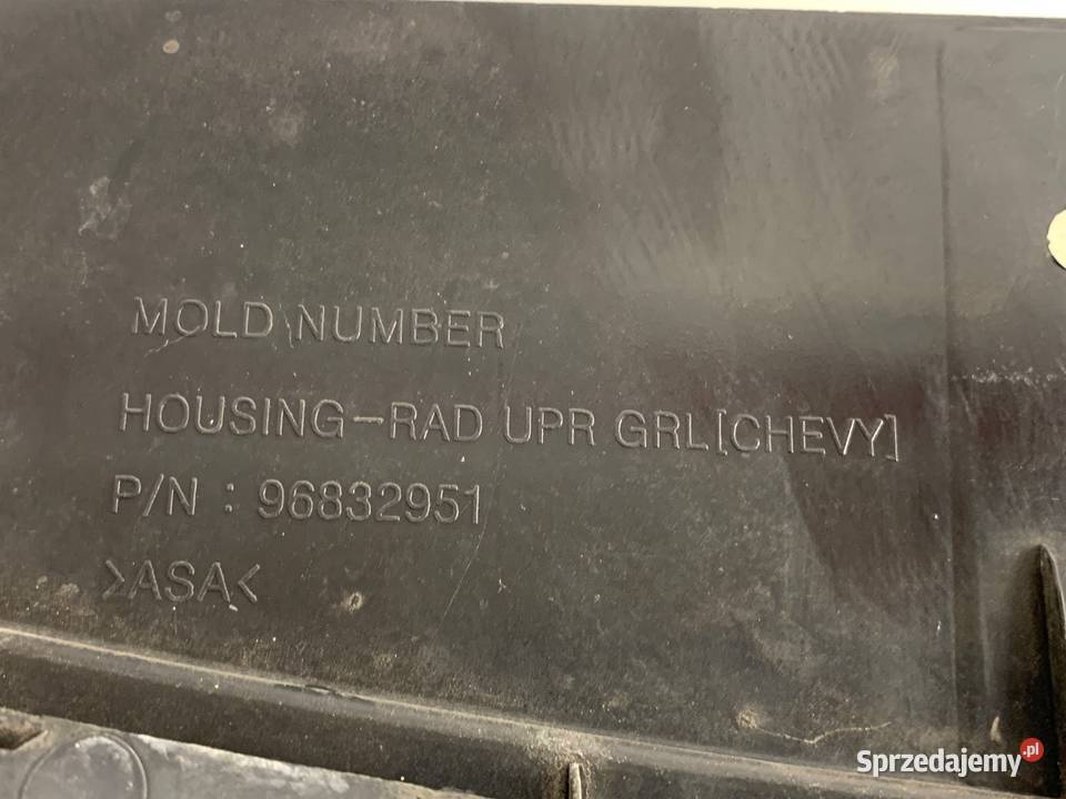 ATRAPA GRILL CHEVROLET CRUZE 96832951 Hatchback Karoseria podkarpackie sprzedam