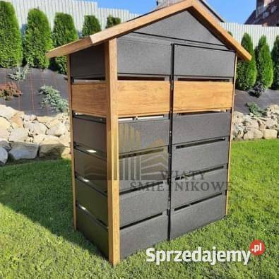 Wiata śmietnikowa dwuspad 15x05m Schowek Morąg