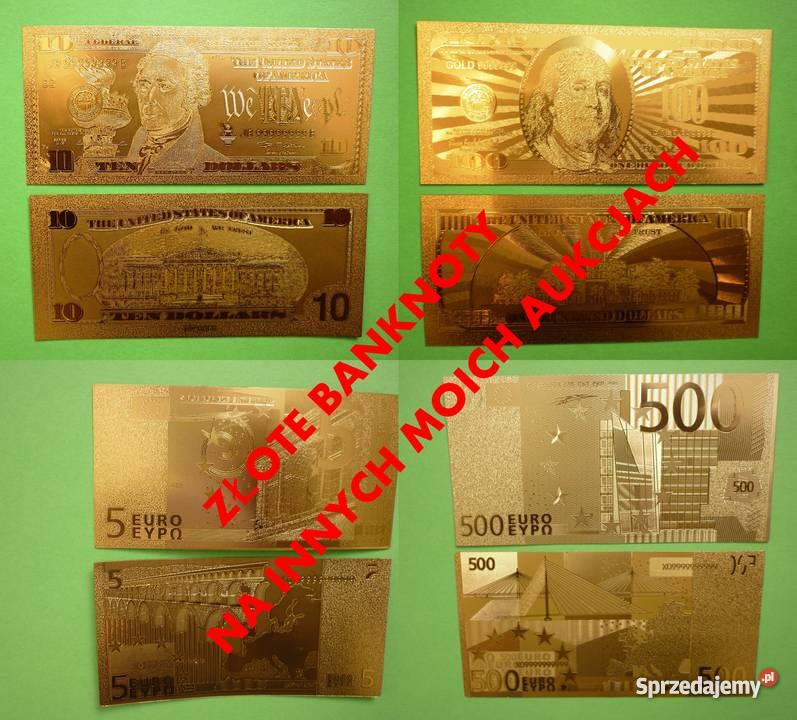 Złoy Banknot 50 Jan Paweł II Sosnowiec