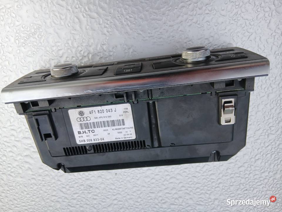Audi A6 C6 panel climatronic 4F1820043J europa Szczerbice