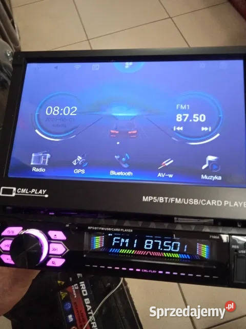 radio 1 din z wysuwanym ekranem nawigacja Radioodtwarzacze Łochów