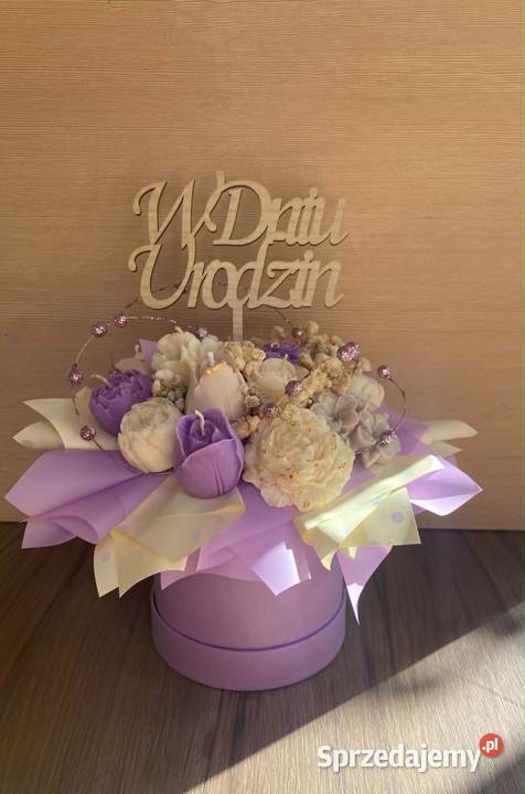 Flowerbox urodziny prezent Toruń