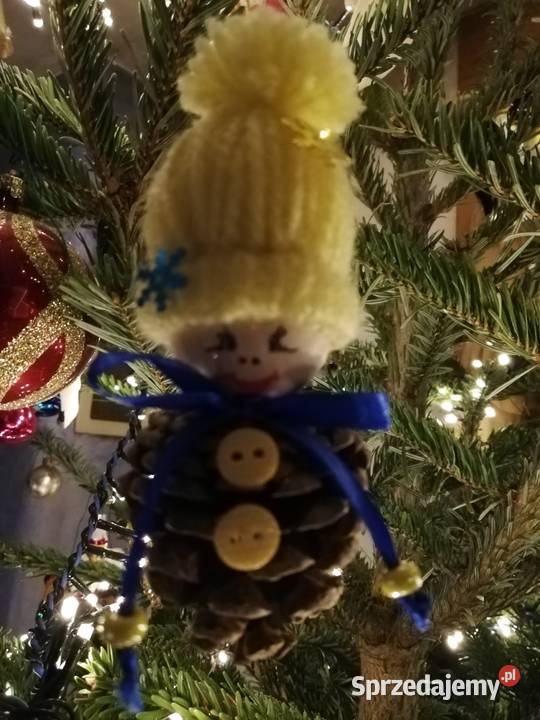 Szyszkowe ludziki zawieszki na choinkę Kraków