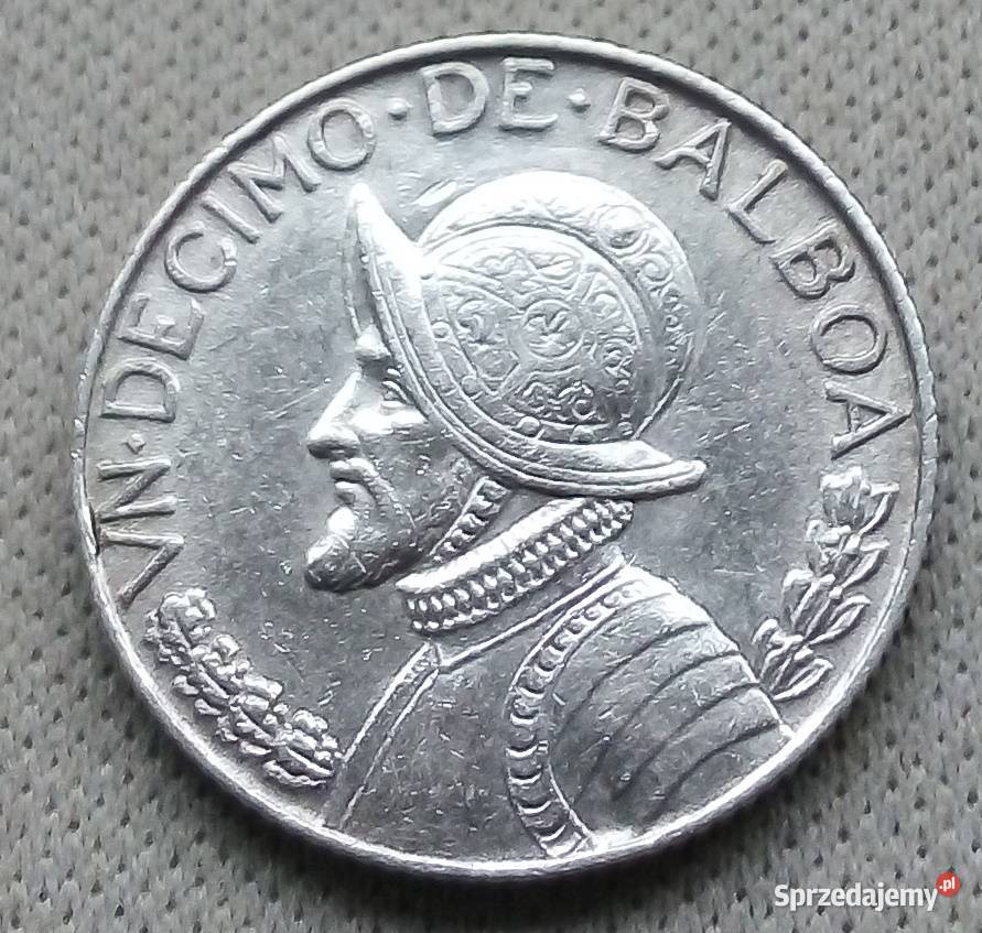 PANAMA110 BALBOA1962 r SREBRO900 Legionowo