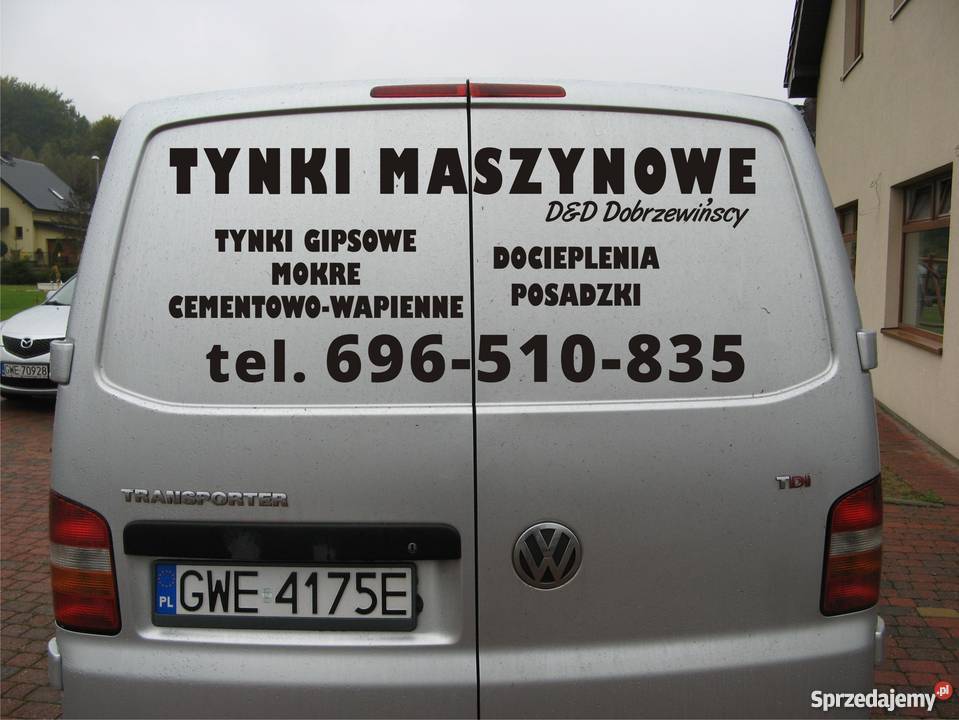 tynki maszynowe gipsowe cementowo wapienne Wejherowo