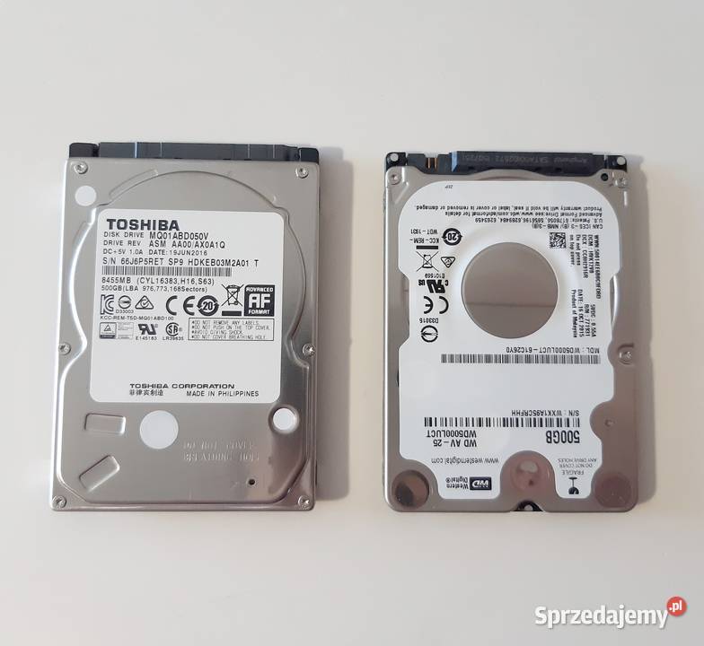 Dysk twardy 500GB 25 cala do laptop notebook PC Dyski Komputery i Akcesoria małopolskie Kraków