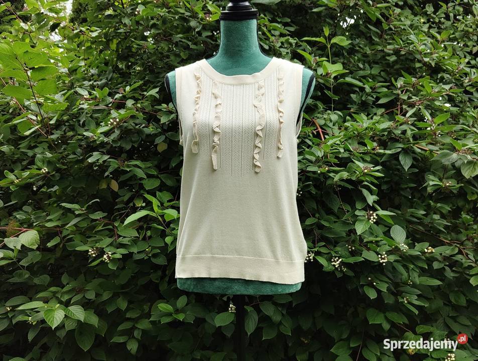 Beżowy sweter Stockh LM S 36 jasny beż