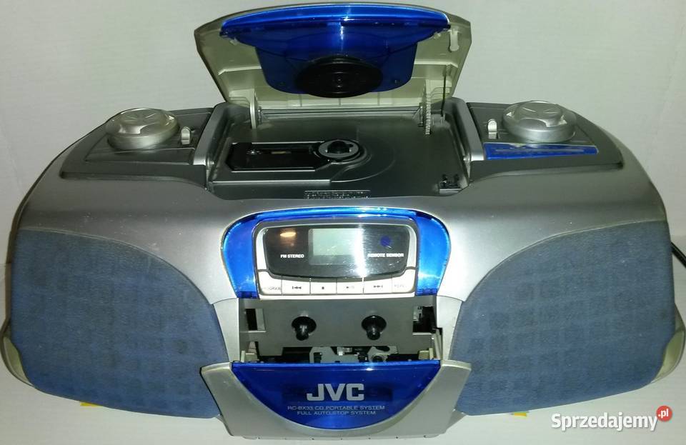 Boombox JVC magnetofon cd radio vintage